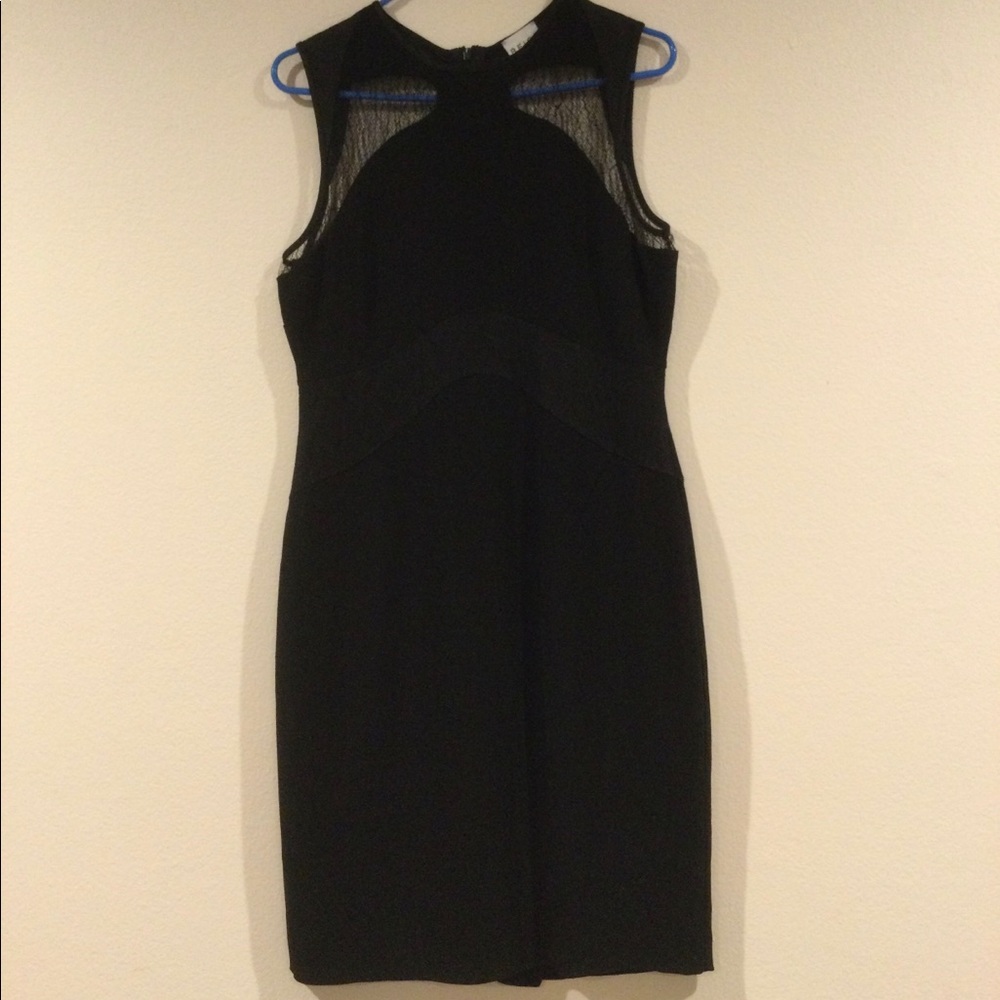 Black sheath dress